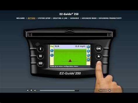 It is ideal for farmers who desire basic precision agriculture. EZ-Guide 250 Demo Video - YouTube