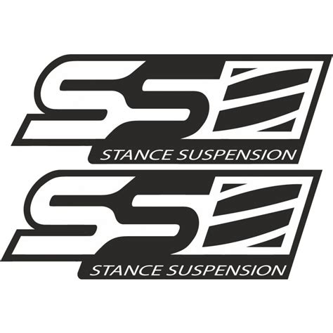 2x Ss Stance Suspension Stickers Decals Decalshouse