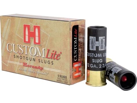 Hornady Custom Lite Reduced Recoil 12 Ga Sabot Slug Accuracy Plus