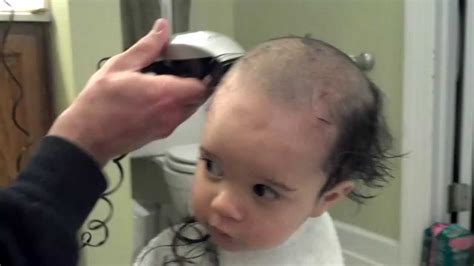 Shaving The Baby S Head Youtube