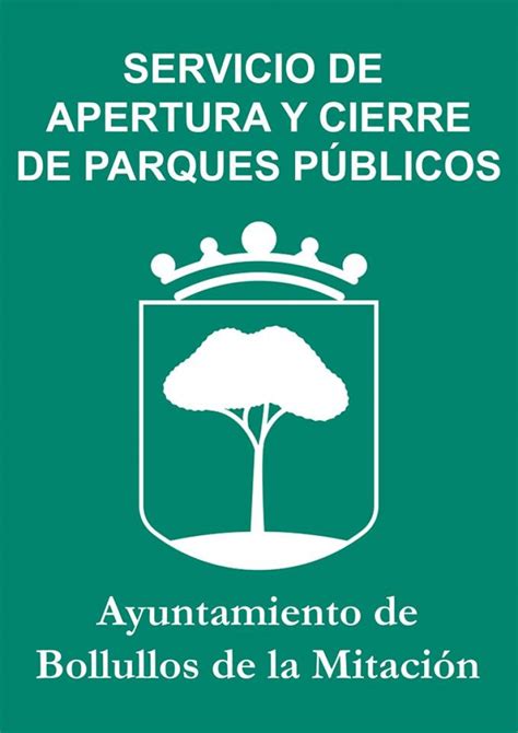 Servicio De Apertura Y Cierre De Parques Públicos Portal Del