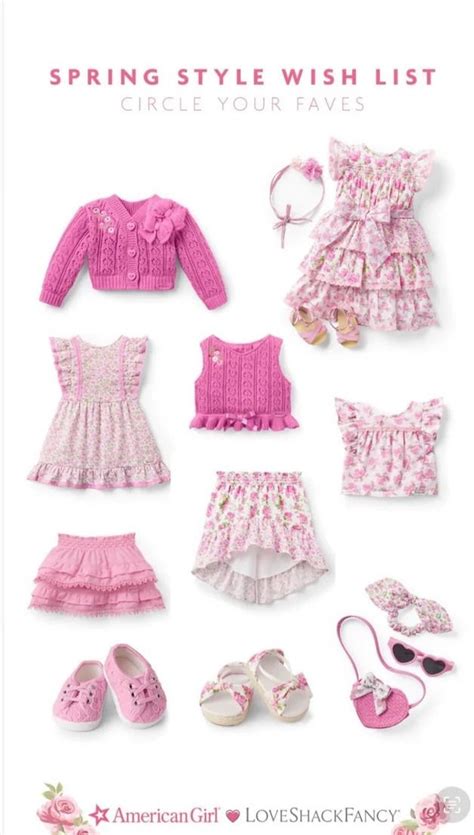 American Girl X Loveshack Fancy Mix And Match Items