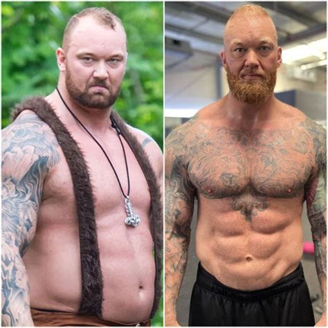 Hafthor Bjornsson Shows Off Staggering 50kg Body Transformation Ahead