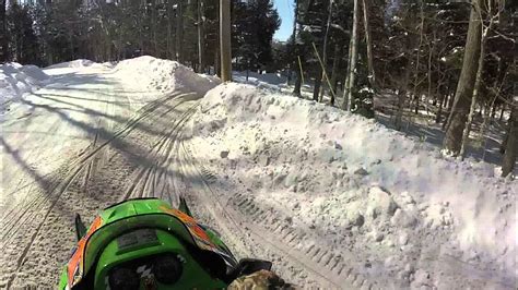 Old Forge Snowmobiling Video 2 Youtube