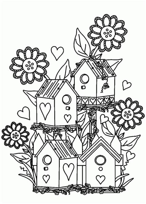 Find the best birdhouses coloring pages for kids and adults and enjoy coloring it. Birdhouse Coloring Page - Coloring Home