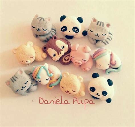 Chibi Fimo Kawaii Polymer Clay Kawaii Polymer Clay Animals Fimo Clay