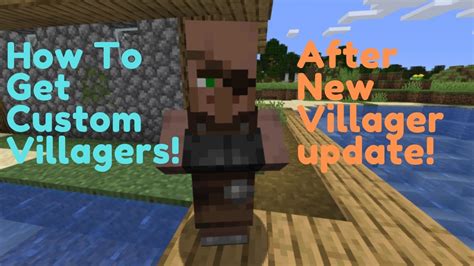 How to Get Custom Villagers On Minecraft Bedrock! After the Villager
