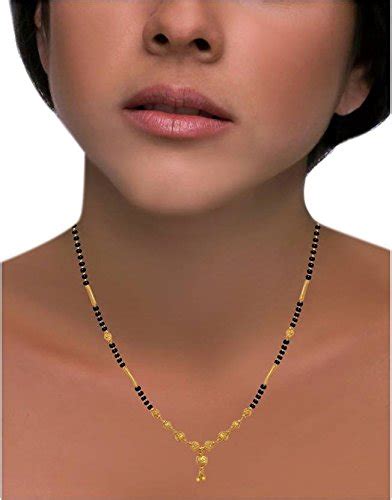 Buy Farid Enterprises Gold Plated Mangalsutra Chain In Copper And Black