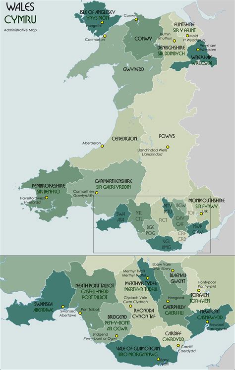 Map of wales showing major roads, cities and towns. Wales - Wikiwand