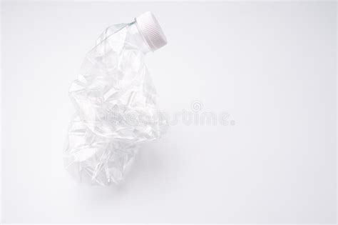 Plastic Bottles Empty Recycle On White Background Concept Stock Image
