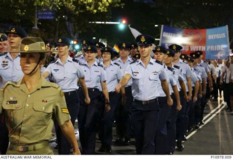 The Royal Australian Air Force Raaf Contingent Of The Inaugural