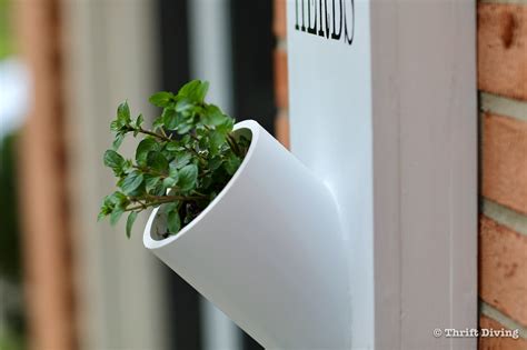 How To Make An Herb Garden Planter Using Pvc Piping Thrift Diving Blog