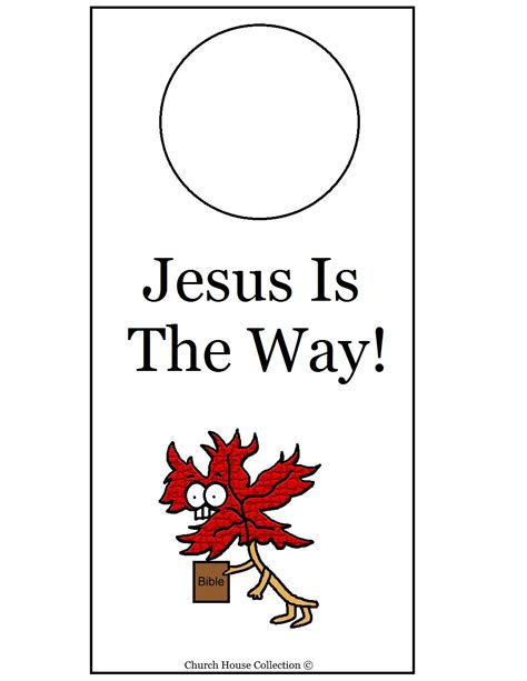 Church House Collection Blog Jesus Is The Way Fall Doorknob Hanger