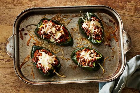 chipotle beef stuffed poblano peppers challenge dairy