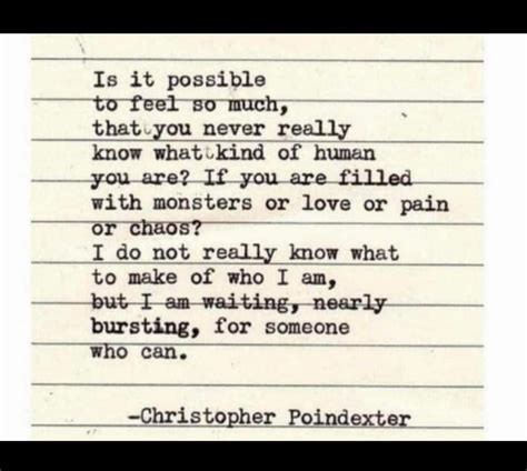 Poem By Christopher Poindexter Infp