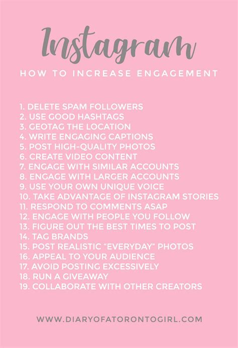 19 Tips On Increasing Your Instagram Engagement Social Media Planner Instagram Engagement
