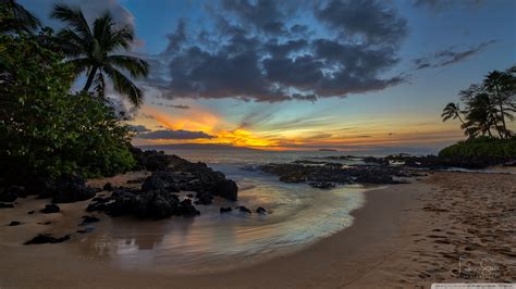 Sunset Beach Hawaii Ultra Hd Desktop Background Wallpaper For 4k Uhd Tv
