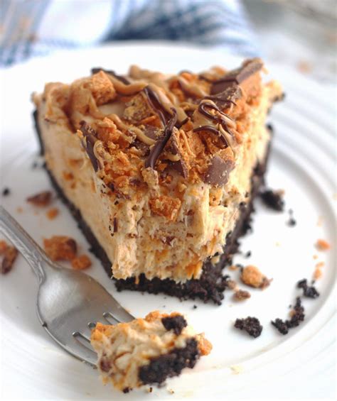 This No Bake Butterfinger Pie Is Ridiculously Good An Oreo Crust A