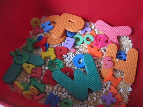 See more ideas about letter sound activities, alphabet activities, alphabet preschool. Alphabet Sensory Tub | Alphabet activities, Preschool art ...