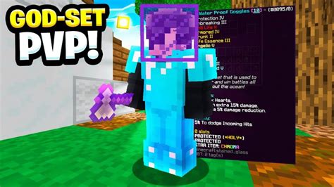 Using The Best God Set In The Game Op Minecraft Factions