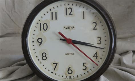 Smiths Sectric Wall Clock Quintessential Duckeggblue