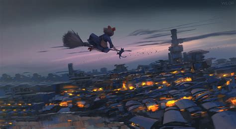 Download Anime Kikis Delivery Service Hd Wallpaper By Wang Ling