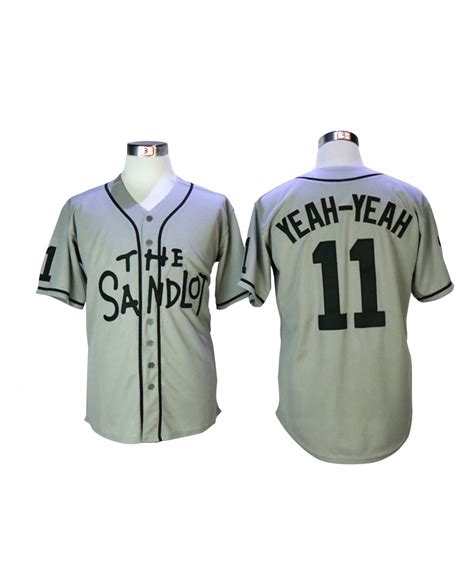 Alan Yeah Yeah Mcclennan 11 Deluxe Embroidered Gray Baseball Jersey