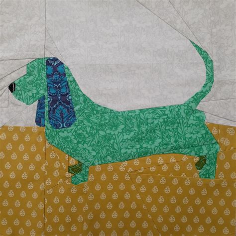 Doxie Dachshund A 20 Inch Foundation Paper Pieced Pattern Payhip