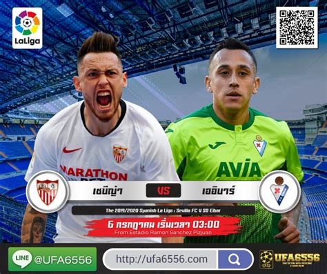 ระหว่าง เซบีย่า จะได้เปิดสนาม ramon sanchez pizjuan เพื่อรอดวลแข้งกับ เชลซี ทั้งชื่อชั้นและฟอร์มของนักเตะในทีมถือว่าอยู่ในระดับ. วิเคราะห์บอล 06/07/63 03.00 เซบีย่า - เออิบาร์