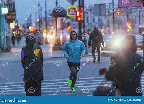 Saint-petersburg, Russia - 31 March 2020: COVID-19 Epidemic. Man