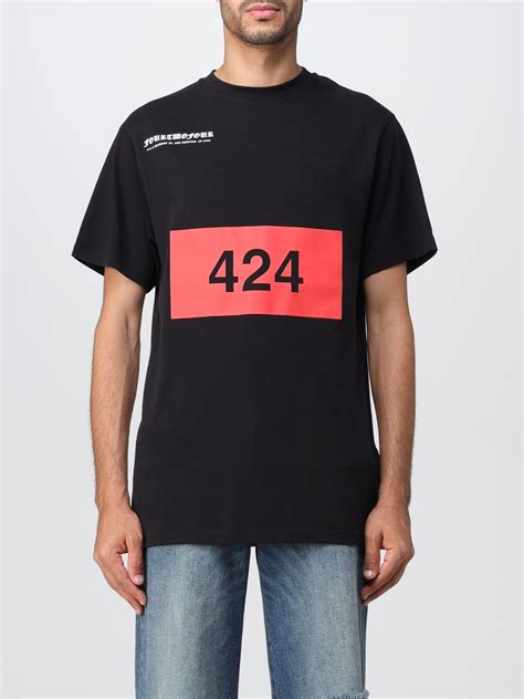 424 T Shirt For Man Black 424 T Shirt 35424m04236531 Online At