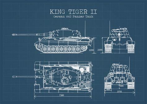 Transhu German Tiger Tank Blueprints