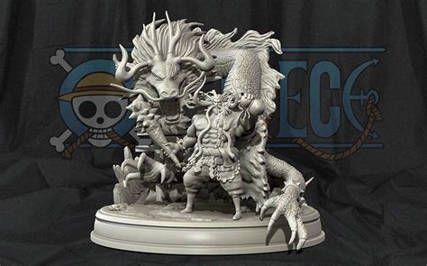 Kaido King Of The Beasts Dragon One Piece 3d Print Statue 3d Print