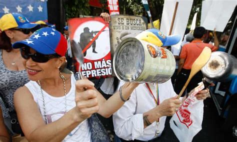 Venezuela Divisions Deepen As Protest Over Food Shortages Is Halted Venezuela The Guardian