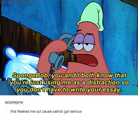 Patrick Getting Serious By David43 Meme Center