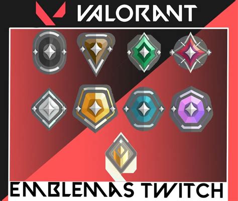 Valorant Badges Emblems De Valorant Ranking Ranks Ranked Sub Bits