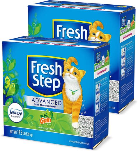 Fresh Step Advanced Refreshing Gain Scented Clumping Clay Cat Litter