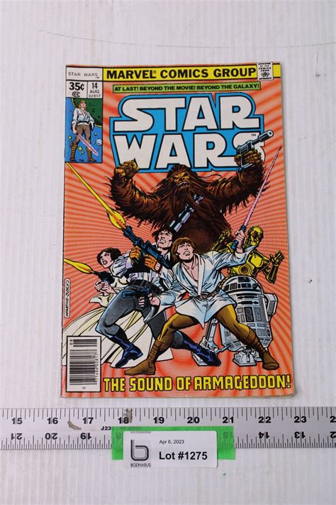 Vintage Marvel Star Wars Comic Book 35 Cents Bodnarus Auctioneering