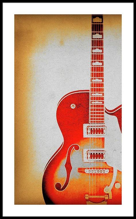 Guitar Art Framed Print By Steve Mckinzie Guitar Art Framed Prints