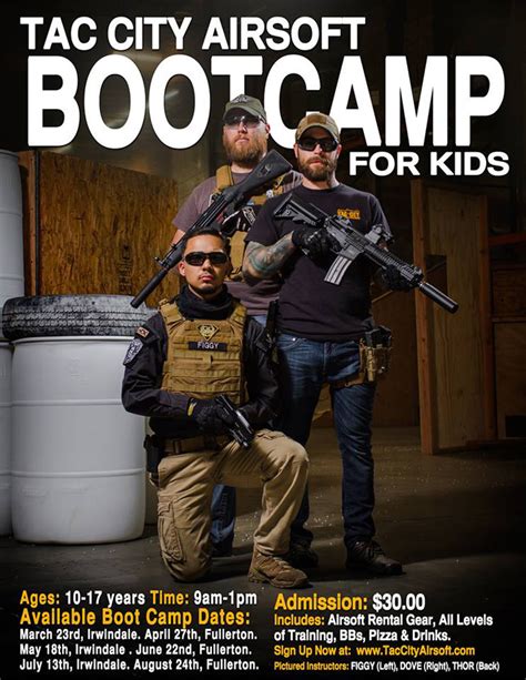 Children with physical disabilities are welcome at the camps listed here. Tac City Airsoft Kids Boot Camp | Popular Airsoft