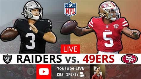 49ers Vs Raiders Live Streaming Scoreboard Play By Play Highlights