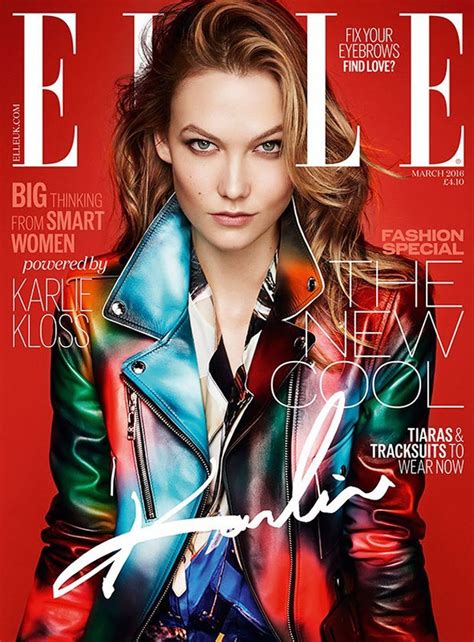 Elle Uk March 2016 Cover Elle Uk