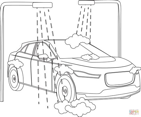 car wash coloring page printable police cars printable coloring page click any coloring page