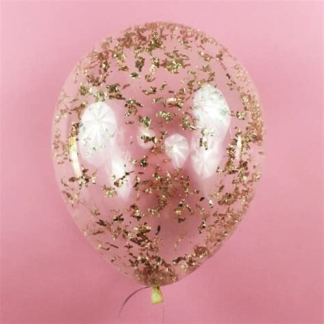 36 Rose Gold Jumbo Confetti Balloon Nye New Years Eve Etsy
