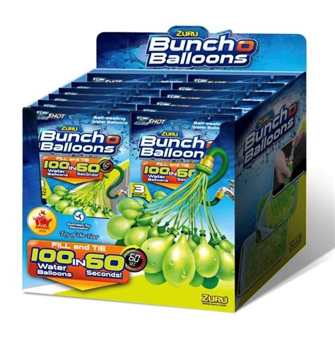 Zuru Bunch O Balloons 100 Water Balloons Fills In 60 Seconds Colors