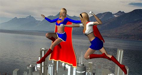 Supergirl Vs Supergirl By Eusoj On Deviantart
