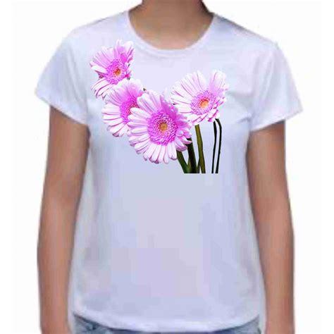 Camiseta Estampa Flores