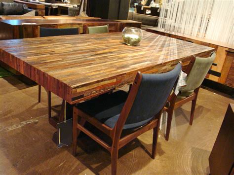 Rustic Natural Reclaimed Mixed Wood Dining Table 84 Ebay Rustic
