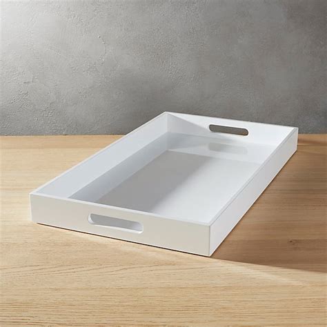 White Wood Tray Distressed White Wood Breakfast Tray With Foldable
