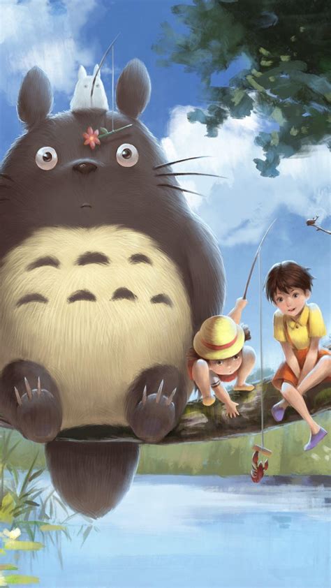Totoro Iphone Wallpapers Top Free Totoro Iphone Backgrounds